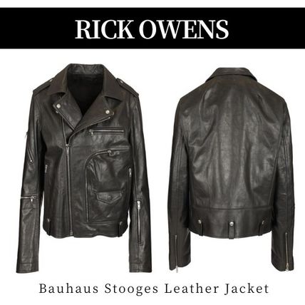 SS25 RICK OWENS◇Bauhaus Stooges レザー ライダースジャケット (RICK