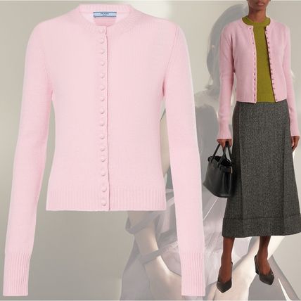ピンク系 PRADA(プラダ) カーディガン(レディース) - ブランド通販のBUYMA