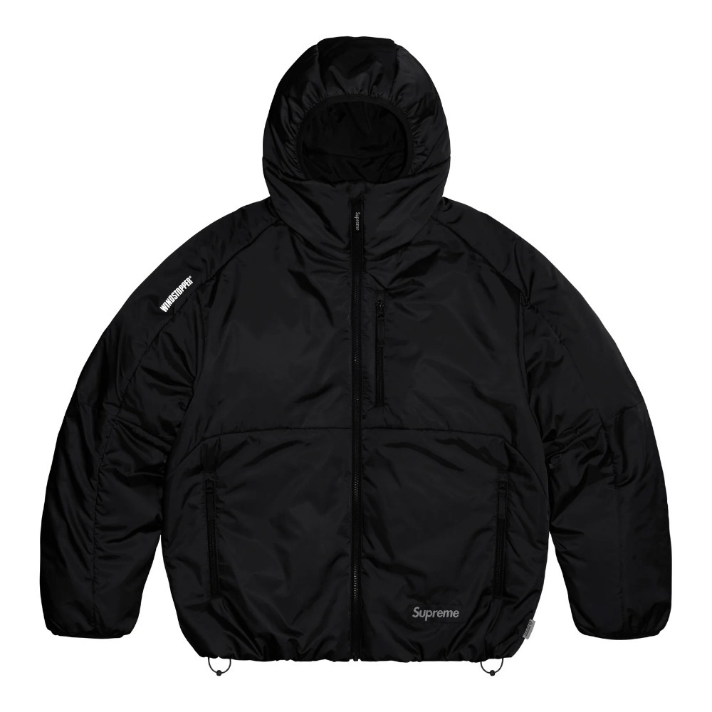 Supreme】Windstopper Insulated Hooded Jacket☆Black☆25SS (Supreme