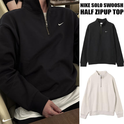 ハーフジップ ブラック（黒）系 Nike(ナイキ) スウェット・トレーナー