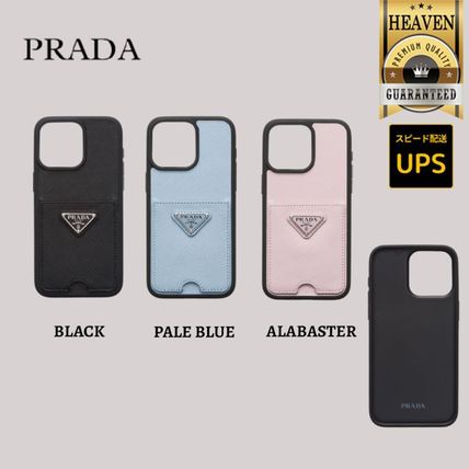 ブルー（青）系 PRADA(プラダ) iPhone・スマホケース(レディース