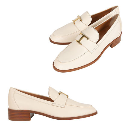 ホワイト（白）系 TOD'S(トッズ) ローファー・オックスフォード