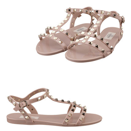 ベージュ系 VALENTINO(ヴァレンティノ) サンダル・ミュール(レディース