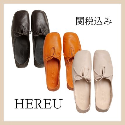 22.5cm HEREU(ヘリュー) フラットシューズ(レディース) - ブランド通販