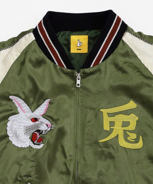 □#FR2□頭狂色情兎 Souvenir Jacket☆話題ブランド☆完売前に