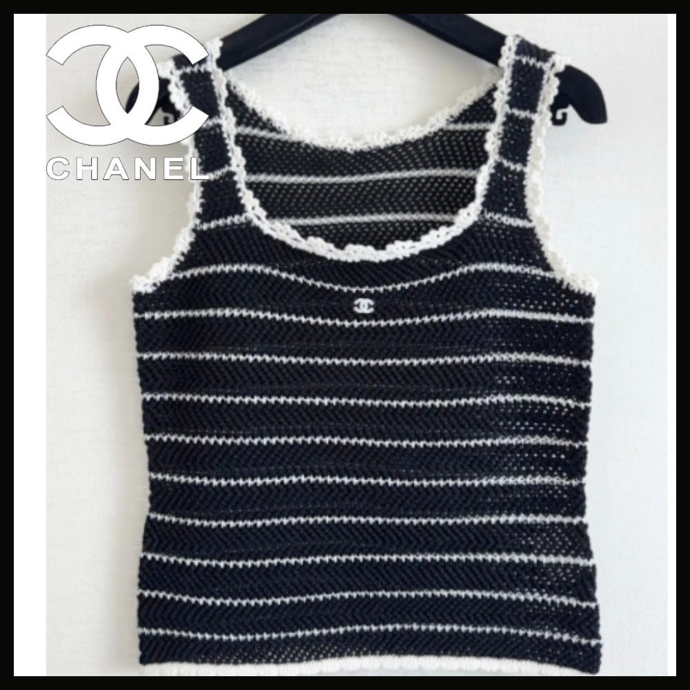 CHANEL ロゴ入りキャミソール CHANEL ロゴ入りキャミソール