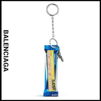 ブルー（青）系 BALENCIAGA(バレンシアガ) キーケース・キーリング