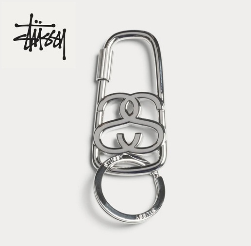 STUSSY】SS LINK TWIST CARABINER (STUSSY/キーホルダー・キーリング