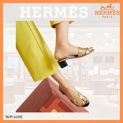ゴールド（金色）系 HERMES Oasis(エルメス オアジス) サンダル