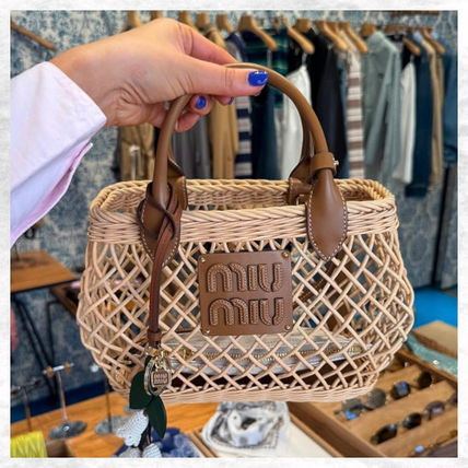 MiuMiu(ミュウミュウ) かごバッグ(レディース) - ブランド通販のBUYMA