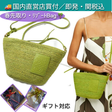 カゴバッグ グリーン（緑）系 LOEWE(ロエベ) - ブランド通販のBUYMA