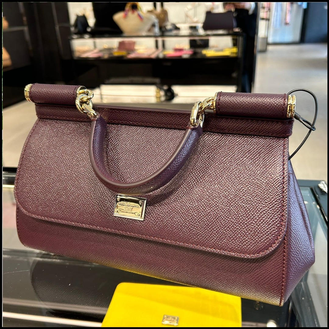 ◇完売前に◇【Dolce&Gabbana】SICILY ミディアム ハンドバッグ (Dolce