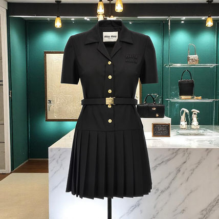 Miu miu ミニシャツドレス (MiuMiu/ワンピース) MF5621SVMO1R1F0002