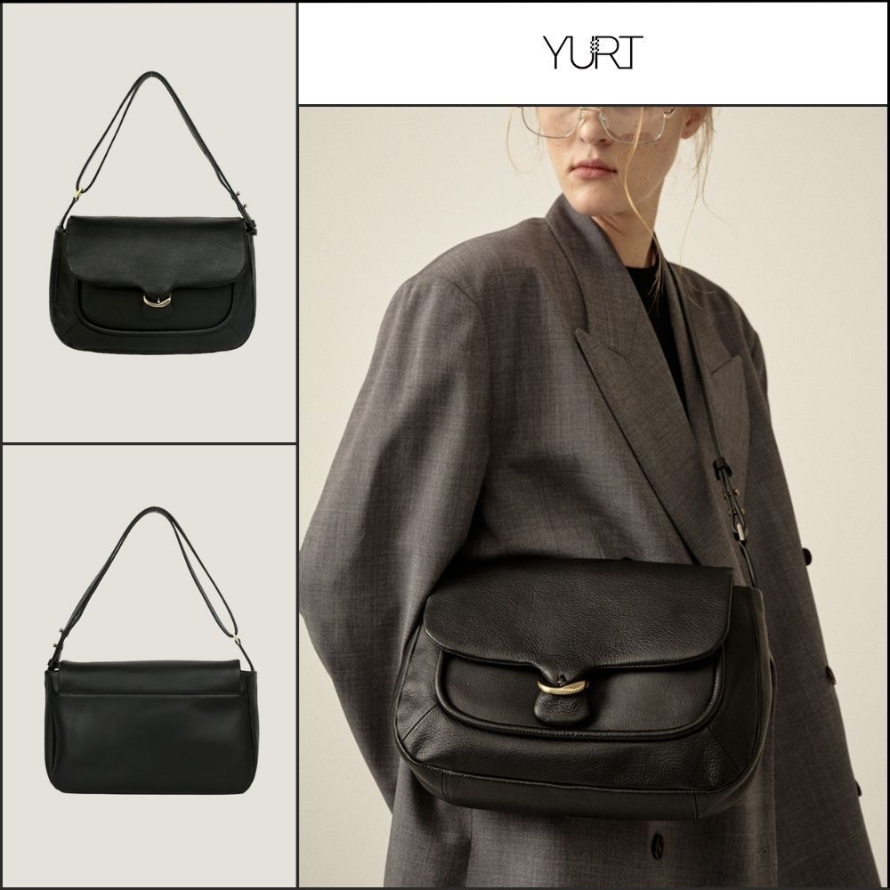 YURT】Courrier Shoulder Bag YB322 Black (YURT/ショルダーバッグ