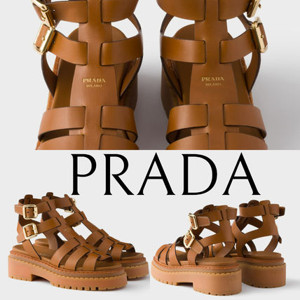 ウエッジ PRADA(プラダ) サンダル・ミュール(レディース) - ブランド