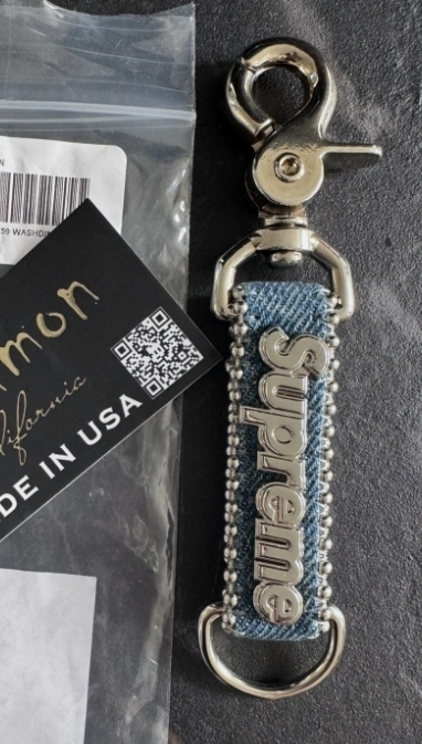 25SS Week14☆Supreme b.b. Simon Denim Keychain (Supreme/キーケース