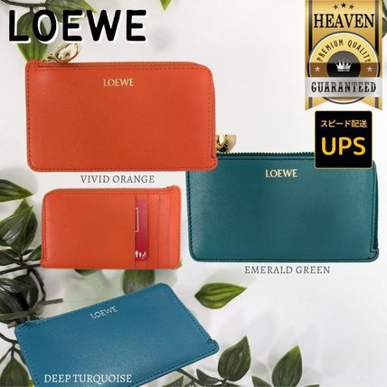 グリーン（緑）系 LOEWE(ロエベ) カードケース・名刺入れ(レディース
