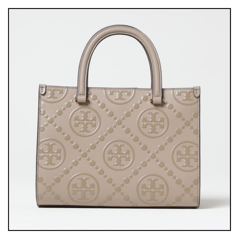 Tory Burch】Tモノグラム トップハンドル エンボストート (Tory Burch
