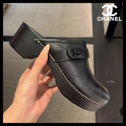 サボ CHANEL(シャネル) サンダル・ミュール(レディース) - ブランド