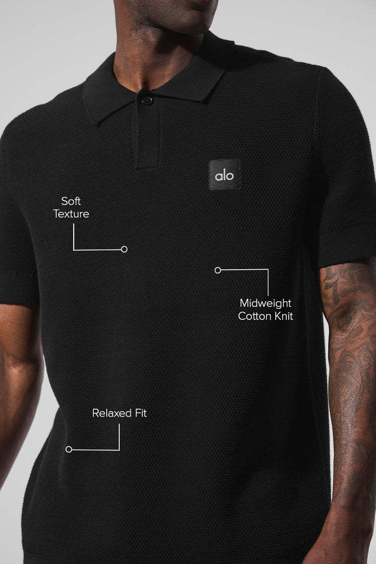 関送込】 * Alo Yoga * Sports Club ニット セーター ポロ (ALO Yoga
