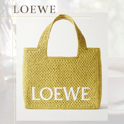ミニ マイクロ スモール イエロー（黄色）系 LOEWE(ロエベ) かごバッグ