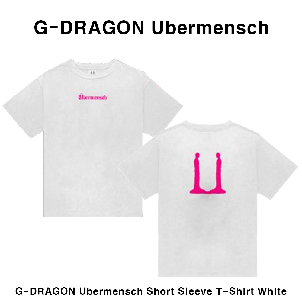 G-DRAGON】Ubermensch Short Sleeve T-Shirt White (peaceminusone/T