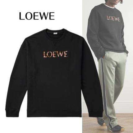 ブラック（黒）系 LOEWE(ロエベ) スウェット・トレーナー(メンズ