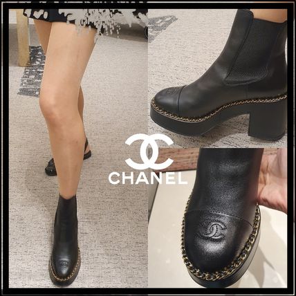 CHANEL(シャネル) ショートブーツ・ブーティ(レディース) - ブランド