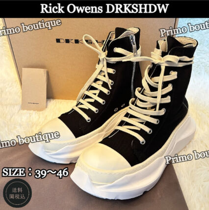 ブラック（黒）系 RICK OWENS ABSTRACT(リックオウエンス
