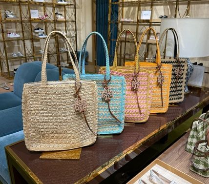 ラフィア Tory Burch(トリーバーチ) バッグ・カバン(レディース