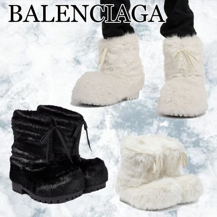 ホワイト（白）系 BALENCIAGA(バレンシアガ) ショートブーツ・ブーティ