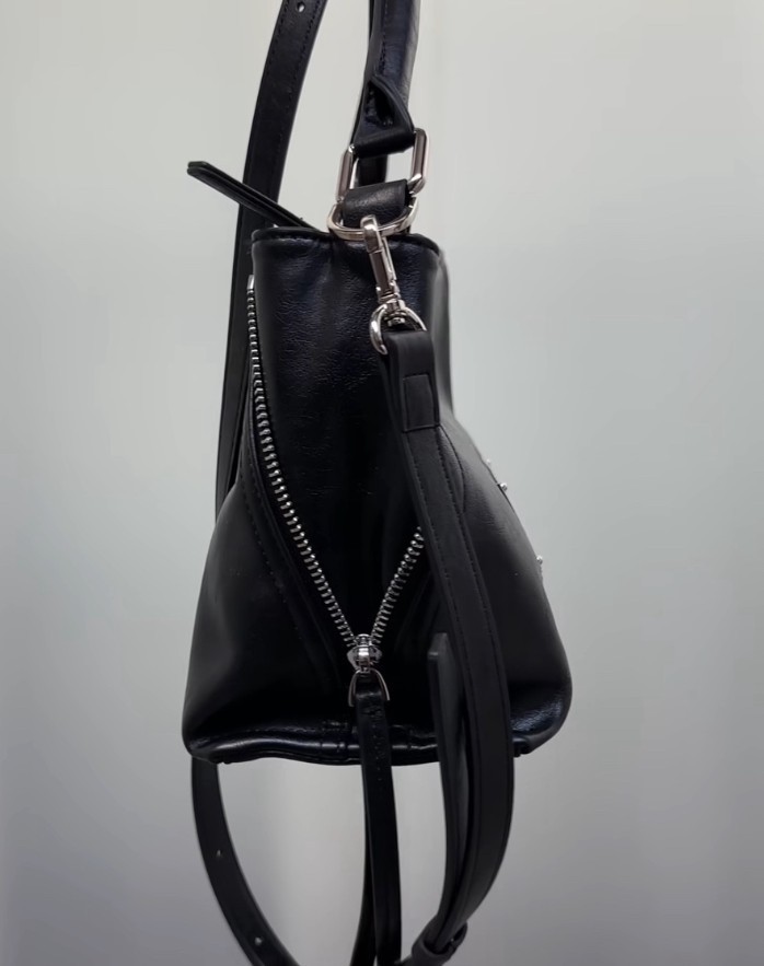 ☆MATIN KIM☆SIDE ZIPPER TWO WAY BAG バッグ 韓国発 (Matin Kim