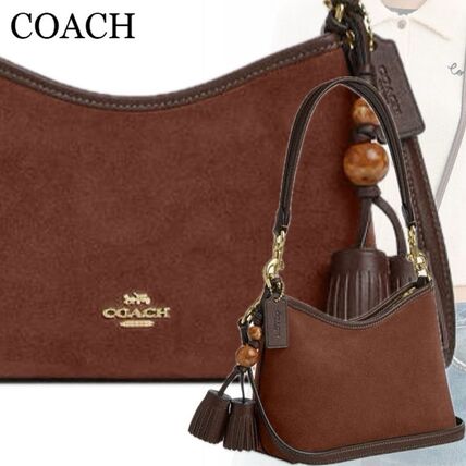 すぐ届く*COACH*ローレル スモール ショルダー バッグ・タッセル