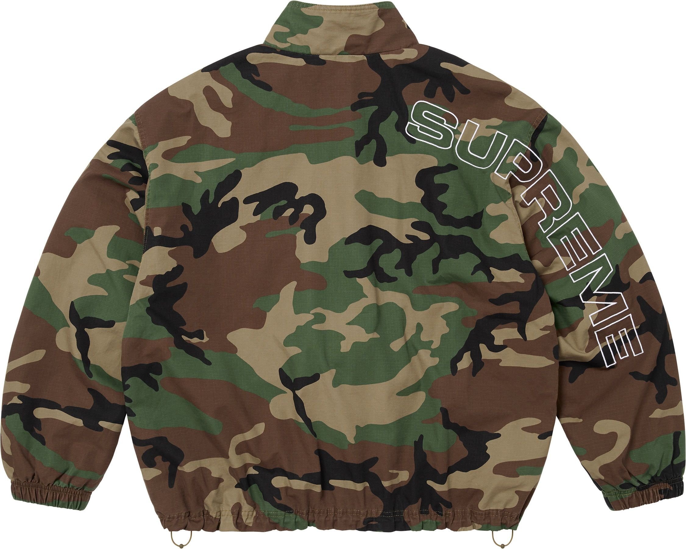 Supreme Spellout Embroidered Ripstop Track Jacketジャケット