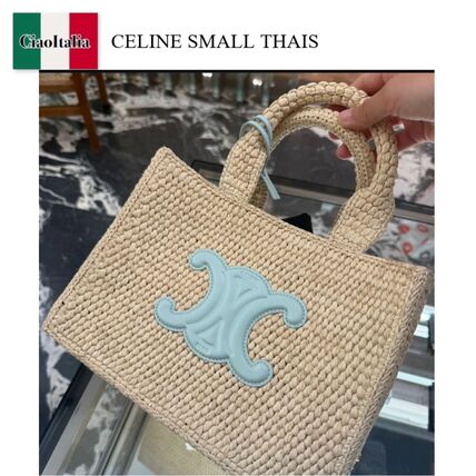 ブルー（青）系 CELINE(セリーヌ) かごバッグ(レディース) - ブランド