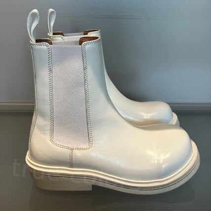 ホワイト（白）系 24cm BOTTEGA VENETA(ボッテガヴェネタ) ブーツ