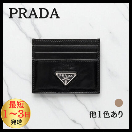 グレー（灰色）系 PRADA(プラダ) カードケース・名刺入れ(レディース