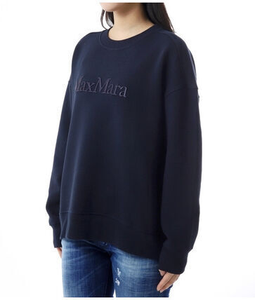 Max Mara】Monza スウェットシャツ ネイビー (Max Mara/スウェット