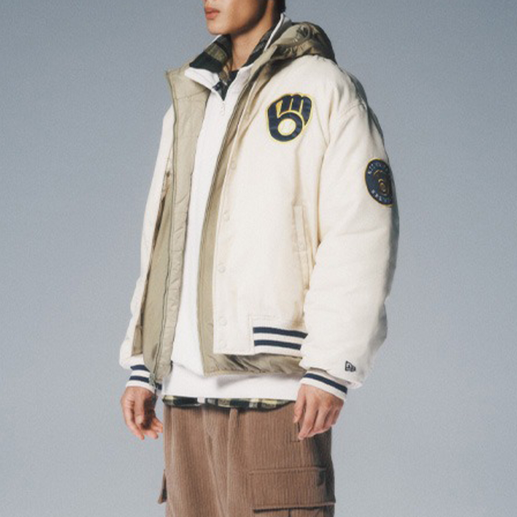 STADIUM JACKET☆ニューエラ☆ミルウォーキー・ブルワーズ (New Era