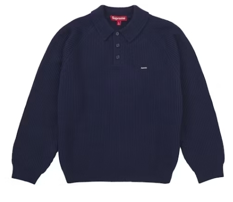 ☆25AW WEEK4☆Supreme Small Box Polo Sweater (Supreme/ニット