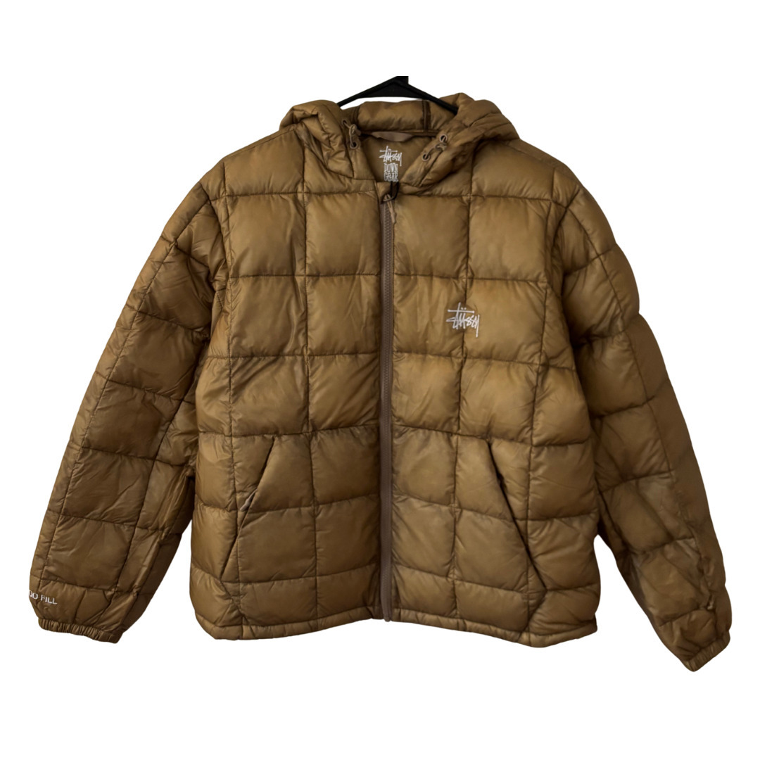 MIDWEIGHT HOODED PUFFER ロゴ ダウンジャケット (STUSSY/ダウン