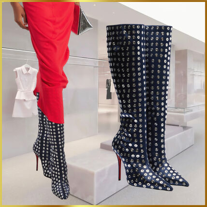 10cm以上 Christian Louboutin(クリスチャンルブタン) ロングブーツ