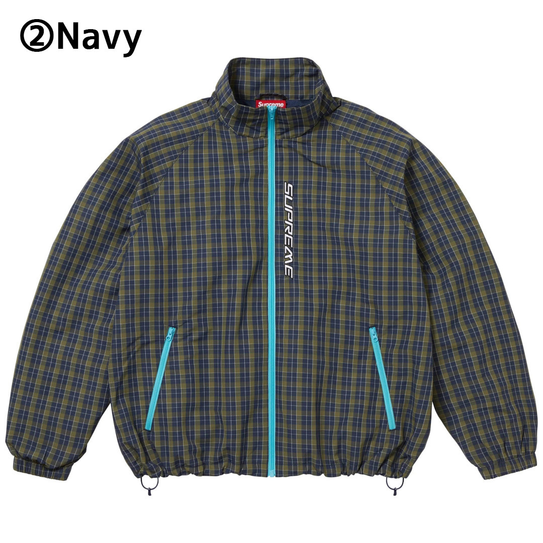 Supreme☆Plaid Track Jacket チェック柄 トラックジャケット (Supreme