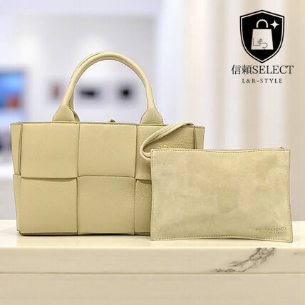 J STYLE ベージュ系 BOTTEGA VENETA(ボッテガヴェネタ) ハンドバッグ