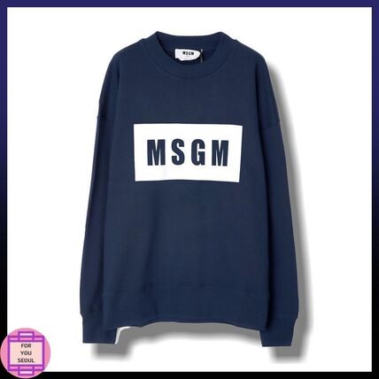 ネイビー（紺）系 MSGM(エムエスジイエム) スウェット・トレーナー