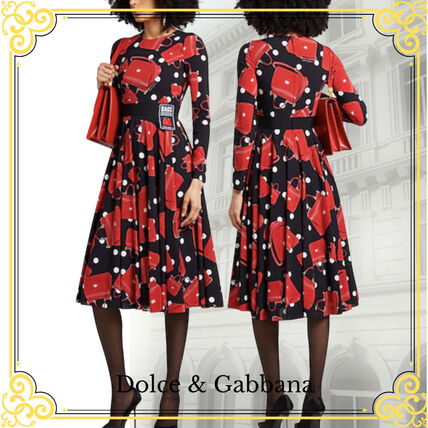 レッド（赤）系 Dolce & Gabbana(ドルチェ&ガッバーナ) ワンピース