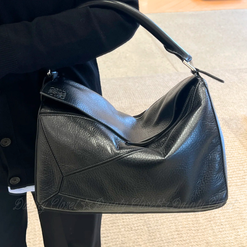 LEON掲載☆LOEWE ロエベ バッグ Puzzle ラージ ロゴ メンズ (LOEWE