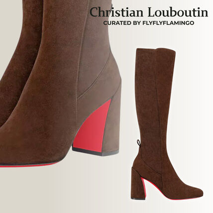 スエード Christian Louboutin(クリスチャンルブタン) ロングブーツ