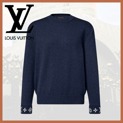 ブルー（青）系 Louis Vuitton(ルイヴィトン) ニット・セーター(メンズ