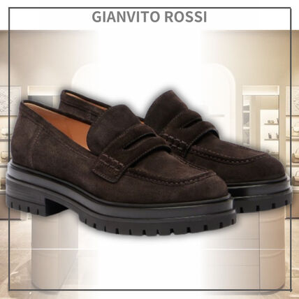 厚底 Gianvito Rossi(ジャンヴィト ロッシ) ローファー